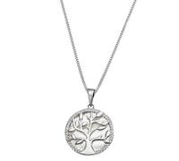 Kette mit Anhänger GOLDMAID, weiß, Halsketten, Damen, Silber 925 (Sterlingsilber), Panzerkette (53757615-0) weiß