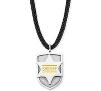 Herzengel Jungen Kinder Halskette aus Edelstahl, recyceltem Polyester und einem Anhänger aus Emaille - Karabinerverschluss - längenverstellbar - nickelfrei