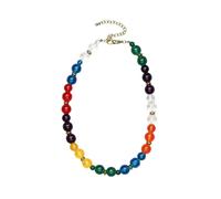 Kette mit Anhänger "Hildi", Damen, Gr. onesize, Glas, bunt (multi), COLLEZIONE ALESSANDRO, Basic, Halsketten, aus Glasperlen in verschiedenen Größen (82989735-0) multi