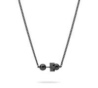 Liebeskind Berlin Damen Halskette LJ-1725-N-43 aus Edelstahl in IP Schwarz