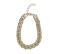 Kette mit Anhänger "Link Affair", Damen, Gr. onesize, PTFE-Kunststoff, gold, COLLEZIONE ALESSANDRO, Basic, Halsketten, leichte Gliederkette (52991241-0) gold