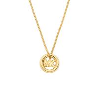 Kette mit Anhänger MICHAEL KORS "Schmuck Geschenk Metall Halskette PREMIUM", gold (gelbgoldfarben), Halsketten, Damen, ohne Zirkonia, Metall, L: 45,5 B: 1mm, wahlweise mit oder ohne Zirkonia, B:1mm (8