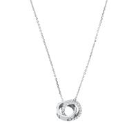 Kette mit Anhänger MICHAEL KORS "Schmuck Geschenk Silber 925 Halsschmuck PREMIUM", silber (silberfarben, kristallweiß), Halsketten, Damen, Silber 925 (Sterlingsilber), L: 45,5, mit Zirkonia (synth.) (