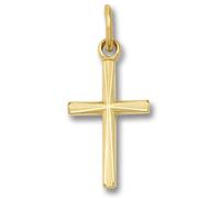 Kette mit Anhänger ONE ELEMENT "Schmuckset - Set mit Halskette Kreuz Anhänger aus 333 Gelbgold", gold, Halsketten, Damen, Gelbgold 333 Gold, Gelbgold 333, Gold, Bedeutungsvoll & zeitlos - ein Begleite