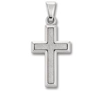 Kette mit Anhänger ONE ELEMENT "Schmuckset - Set mit Halskette Kreuz Anhänger aus 925 Silber", silber, Halsketten, Damen, Silber 925 (Sterlingsilber), Ausdruck von Individualität - dezent, bedeutungsv
