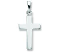 Kette mit Anhänger ONE ELEMENT "Schmuckset - Set mit Halskette Kreuz Anhänger aus 925 Silber", silber, Halsketten, Damen, Silber 925 (Sterlingsilber), Zartes Emblem - unaufdringlich und dennoch ausdru