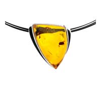 Kette mit Anhänger OSTSEE-SCHMUCK "- Gleiter-Lara - Silber 925/000 - Bernstein" Gr. 45, silber (silber 925, silberfarben, weiß), Schmuck_Sets, Damen, 45, Silber 925 (Sterlingsilber) (21875405-45) silb