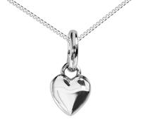 Kette mit Anhänger OSTSEE-SCHMUCK "- kleines Herz 5 mm - Silber 925/000 -" Gr. 45, silber (silber 925, silberfarben, weiß), Schmuck_Sets, Damen, 45, Silber 925 (Sterlingsilber) (42068151-45) silber 92