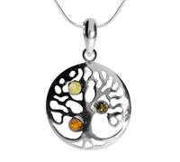Kette mit Anhänger OSTSEE-SCHMUCK "Ostsee-Schmuck Kette mit Anhänger Lebensbaum" Gr. 45, silber, Halsketten, Damen, 45cm, Silber 925 (Sterlingsilber), L: 42 (93627804-45) silber
