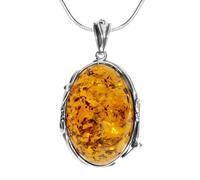 Kette mit Anhänger OSTSEE-SCHMUCK "Ostsee-Schmuck Kette mit Anhänger Anneliese" Gr. 45, silber (silberfarben), Halsketten, Damen, 45cm, Silber 925 (Sterlingsilber), L: 45cm (81281318-45) silberfarben