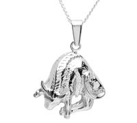 Kette mit Anhänger OSTSEE-SCHMUCK "Ostsee-Schmuck Kette mit Anhänger Tierkreiszeichen Stier" Gr. 45, silber, Halsketten, Damen, 45cm, Silber 925 (Sterlingsilber), L: 42 (39288024-45) silber