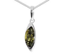 Kette mit Anhänger OSTSEE-SCHMUCK "- Tonje - Silber 925/000 - Bernstein" Gr. 42, silber (silber 925, silberfarben, weiß), Schmuck_Sets, Damen, 42, Silber 925 (Sterlingsilber) (32238850-42) silber 925,