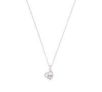 Prinzessin Lillifee Kette mit Anhänger Kinder 925 Sterling Silber Herz Rosa Zirkonia 35+3 cm