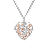 Rafaela Donata Halskette Herz Sterling Silber silber/roségold Ketten Kette Produkte (1.0 pieces)