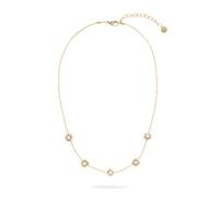 s.Oliver Necklace - Elegante Halskette aus poliertem Edelstahl - IP Gold - Rolokette 45 cm - wasserfest & hautfreundlich
