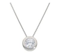 Kette mit Anhänger Silber 925 Anker Zirkonia Rund JL10-05-3859 JuwelmaLux