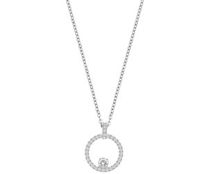 Kette mit Anhänger SWAROVSKI "CREATIVITY CIRCLE", silber (silberfarben), Halsketten, Damen, Metall, L: 43, mit Swarovski Kristall (60049627-0) silberfarben