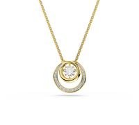 Swarovski Anhänger Hyperbola – Rundschliff, Weiß, Goldlegierungsschicht – OS