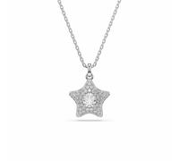 Kette mit Anhänger SWAROVSKI "Schmuck Geschenk SUBLIMA Halskette", silber (metallfarben, kristallweiß), Halsketten, Damen, Metall, mit Swarovski Kristall (54396110-0) metallfarben, kristallweiß