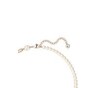 Kette mit Anhänger SWAROVSKI "TEDDY, BEAR, 5669166" Halsketten Gr. Metall-Perlen, Länge: 43 cm Breite: 15 mm, rosegold (roségoldfarben, rosa, weiß) Damen Ketten mit Anhänger Swarovski Kristall, Zirkonia und Perle (39773411-0) roségoldfarben, rosa, weiß