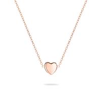 Kette mit Anhänger TAMARIS "Schmuck Geschenk Edelstahl Halskette Bold Hearts Herz", rosa (roségoldfarben), Halsketten, Damen, Edelstahl, L: 45 B: 5mm, B:5mm (62197064-0) roségoldfarben