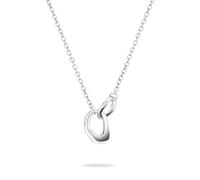 Kette mit Anhänger TAMARIS "Schmuck Geschenk Edelstahl Halskette Organic Shapes", silber (silberfarben), Halsketten, Damen, Edelstahl, L: 45 B: 3mm, Kette mit Anhänger, B:3mm (14627127-0)