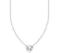 THOMAS SABO Kette mit weißem Herz-Anhänger 925 Sterlingsilber KE2211-051-14