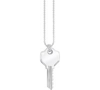Thomas Sabo Kette Schlüssel silber mit Gravur silberfarben KE2129-001-21-L45V