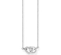Thomas Sabo Damen Kette Herz Kreis Zirkonia 925 Sterling Silber KE1643-051-14-L45v