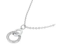 Tom Tailor Kette mit Anhänger für Damen, Sterling Silber 925, mit Zirkonia, 42+3 cm, silber, Geschenkidee, Halsschmuck, Damenschmuck, 2100575