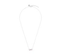 Tom Tailor Kette mit Anhänger für Mädchen, Sterling Silber 925, mit Zirkonia, 37+3 cm, Infinity, silber, Geschenkidee, Halsschmuck, Kinderschmuck, 2100588