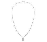 Kette mit Anhänger TOMMY HILFIGER "Schmuck Edelstahl Halsschmuck Venezianerkette", silber (edelstahlfarben), Halsketten, Herren, Edelstahl, L: 61 B: 2,4mm, B:2,4mm (26680825-0) edelstahlfarben