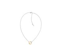 Kette mit Einhänger CALVIN KLEIN "DUALITY LE", edelstahlfarben, gelbgoldfarben, Halsketten, Damen, Edelstahl, L: 45,5 B: 1mm, B:1mm (69795868-0) edelstahlfarben, gelbgoldfarben