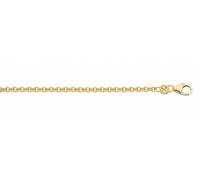 Kette ohne Anhänger ADELIA´S "Ankerkette Halskette 925 Silber vergoldet - Goldkette" Gr. 45, gold, Halsketten, Damen, 45, Silber 925 (Sterlingsilber), Goldkette (36699241-45) gold
