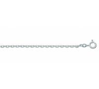 Kette ohne Anhänger ADELIA´S "Ankerkette Halskette Edelstahl - Edelstahlkette" Gr. 42, silber, Halsketten, Damen, 42, Edelstahl, Edelstahlkette (59341654-42) silber
