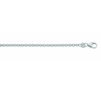 Kette ohne Anhänger ADELIA´S "Ankerkette Halskette Edelstahl - Edelstahlkette" Gr. 50, silber, Halsketten, Damen, 50, Edelstahl, Edelstahlkette (92311863-50) silber