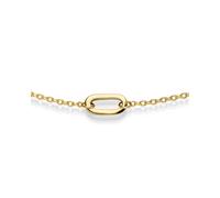 Kette ohne Anhänger ADELIA´S "Collier Halskette aus 333 Gelbgold", gold, Halsketten, Herren, 45cm, Gold (58793658-0) gold