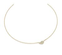 Kette ohne Anhänger ADELIA´S "Collier Halskette aus 333 Gelbgold", gold, Halsketten, Herren, 45cm, Gold, mit Zirkonia (63606708-0) gold