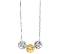 Kette ohne Anhänger ADELIA´S "Damen Halskette - Ankerkette aus Edelstahl 43 cm", silber, Halsketten, Damen, 43cm, Edelstahl, Zum Verschenken - ideal zum Valentinstag (23568656-0) silber