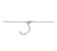 Kette ohne Anhänger ADELIA´S "Damen Halskette - Ankerkette aus Edelstahl 45 cm", silber, Halsketten, Damen, 45cm, Edelstahl, Ein kleines Geschenk mit großer Wirkung (45719631-0) silber