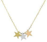 Kette ohne Anhänger ADELIA´S "Damen Halskette aus Edelstahl 43 cm", gold, Halsketten, Damen, 43cm, Edelstahl, Perfekt als Geschenk für besondere Menschen (35817723-0) gold