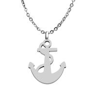 Kette ohne Anhänger ADELIA´S "Damen Halskette aus Edelstahl 43 cm", silber, Halsketten, Damen, 43cm, Edelstahl, Zum Verschenken - ideal zum Muttertag (46748718-0) silber