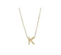 Kette ohne Anhänger ADELIA´S "Damen Halskette - Buchstabe N aus Edelstahl 45+5", gold, Halsketten, Damen, 50cm, Edelstahl, Zum Verschenken an Menschen, die Ihnen am Herzen liegen (76170018-0) gold