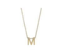 Kette ohne Anhänger ADELIA´S "Damen Halskette - Buchstabe N aus Edelstahl 45+5", gold, Halsketten, Damen, 50cm, Edelstahl, Ideal zum Verschenken - schlicht und stilvoll (24202609-0) gold
