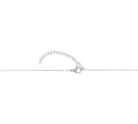 Kette ohne Anhänger ADELIA´S "Damen Halskette - Herz aus Edelstahl mit Zirkonia 42+5", silber, Halsketten, Damen, 47cm, Edelstahl, Ein stilvolles Geschenk für besondere Momente (72852119-0) silber