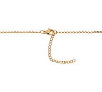 Kette ohne Anhänger ADELIA´S "Damen Halskette mit Anhänger - aus Edelstahl", gold, Halsketten, Damen, 48cm, Edelstahl, Ideal zum Verschenken - schlicht und stilvoll (59513415-0) gold