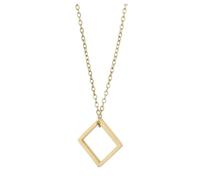 Kette ohne Anhänger ADELIA´S "Damen Halskette mit Anhänger - aus Edelstahl", silber, Halsketten, Damen, 43cm, Edelstahl, Zum Verschenken - passend für viele Anlässe (88509318-0) silber