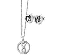 Kette ohne Anhänger ADELIA´S "Damen Halskette mit Anhänger - aus Edelstahl", silber, Halsketten, Damen, 43cm, Edelstahl, Perfekt als Geschenk für besondere Menschen (79454064-0) silber