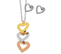 Kette ohne Anhänger ADELIA´S "Damen Halskette mit Anhänger - aus Edelstahl", silber, Halsketten, Damen, 48cm, Edelstahl, Ideal zum Verschenken - schlicht und stilvoll (68041204-0) silber