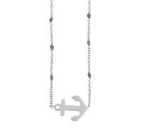 Kette ohne Anhänger ADELIA´S "Damen Halskette mit Anhänger - aus Edelstahl", silber, Halsketten, Damen, 48cm, Edelstahl, Schöne Geschenkidee zum einen besonderen Tag (21153817-0) silber